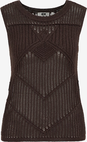 WE Fashion Neuletoppi värissä ruskea: etupuoli