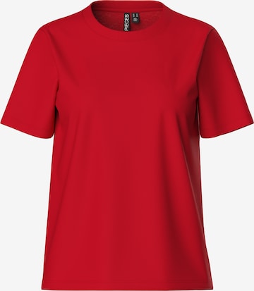 raudona PIECES Marškinėliai 'PCRia': priekis