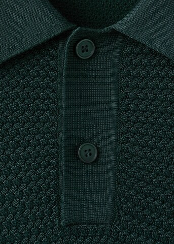 MANGO MAN Poloshirt 'Talaia' in Grün