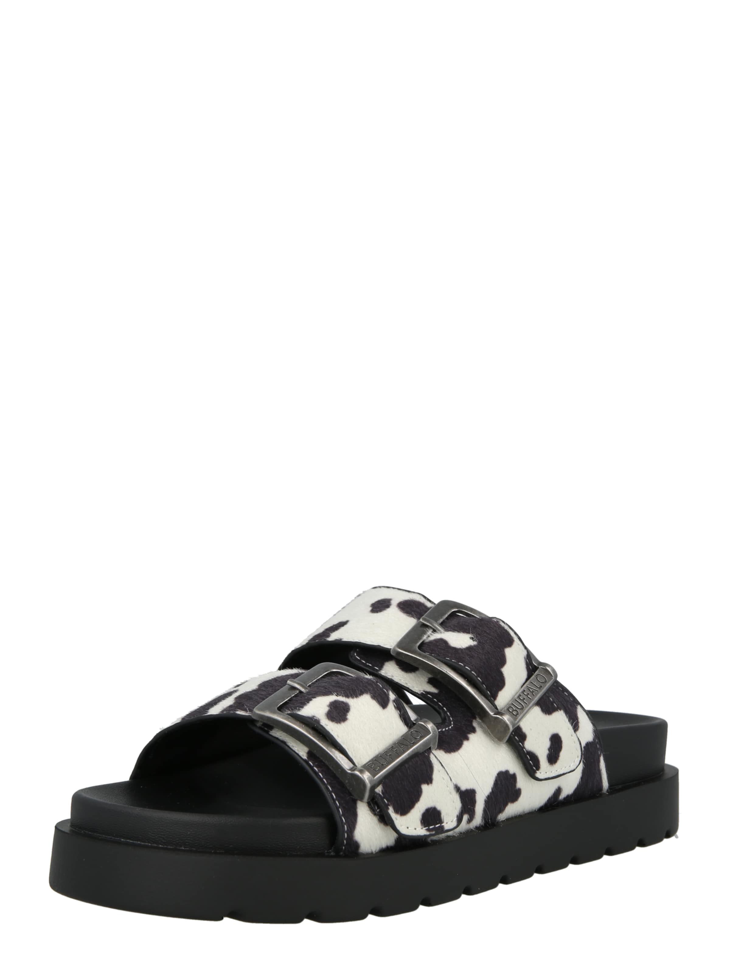 Zoccoletto 'Raya Ari' di BUFFALO in nero: frontale