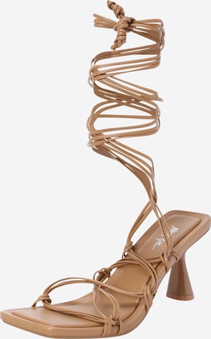 Nasty Gal Sandal in Brown: front