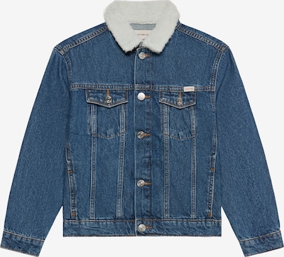 Calvin Klein Jeans Prijelazna jakna veličine 104 u plavi traper / bijela, Pregled proizvoda