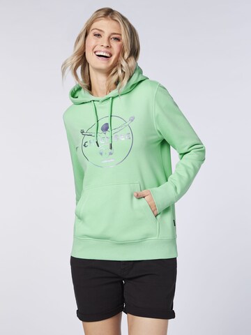CHIEMSEE Sweatshirt in Grün: Vorderseite