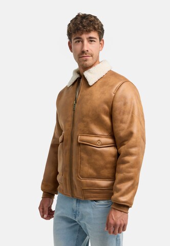 INDICODE JEANS Between-Season Jacket 'Westmont' in Beige
