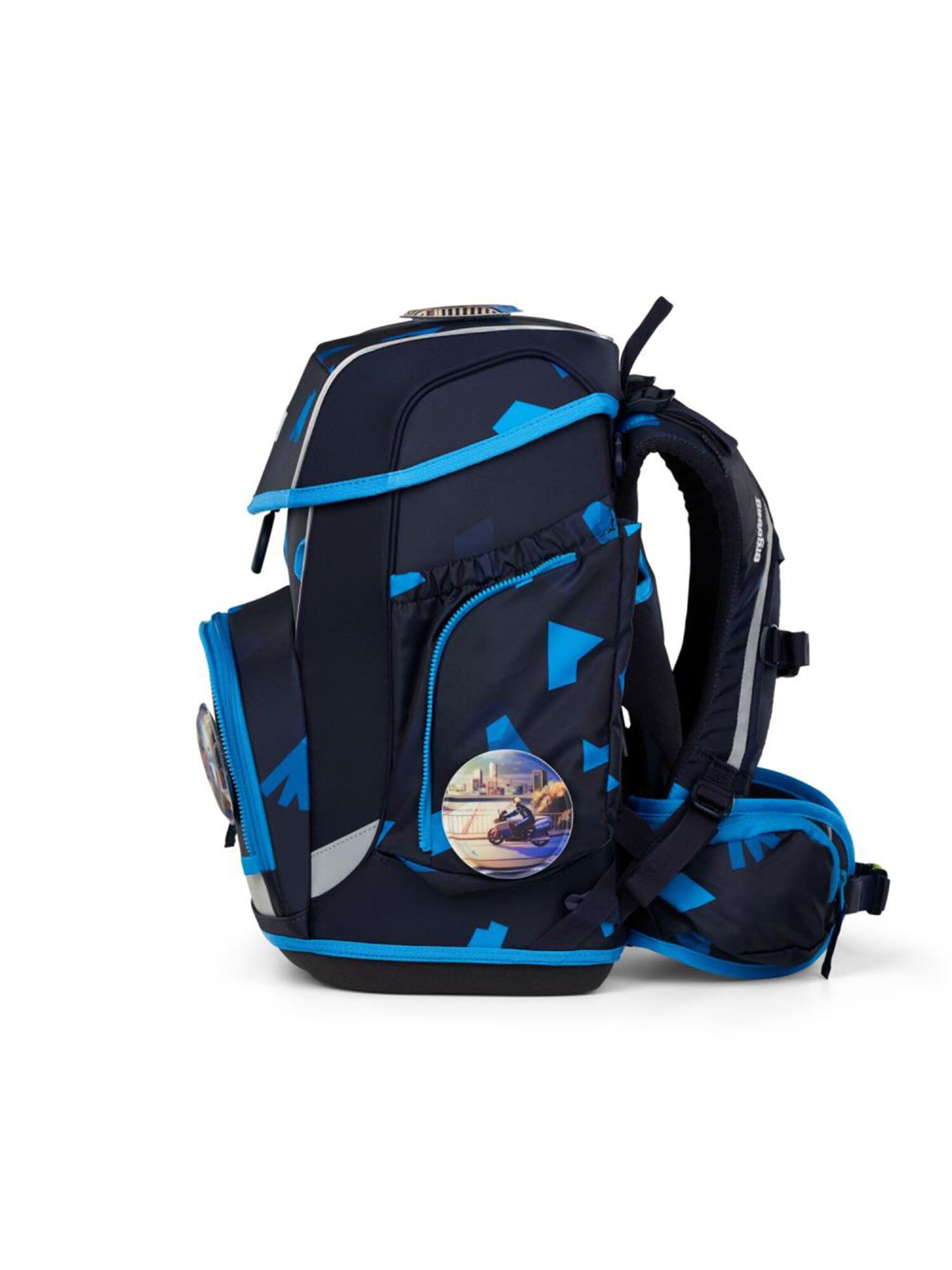 ergobag Rucksack 'Cubo Set 5 tlg'‌‌‌‌‌‌‌‌‌ in Blau