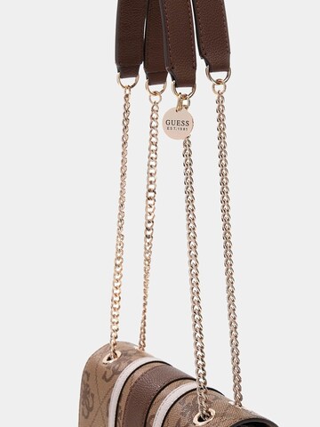GUESS Shoulder Bag 'Noelle' in Brown