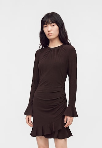 MICHAEL Michael Kors Kleid in Braun: Vorderseite