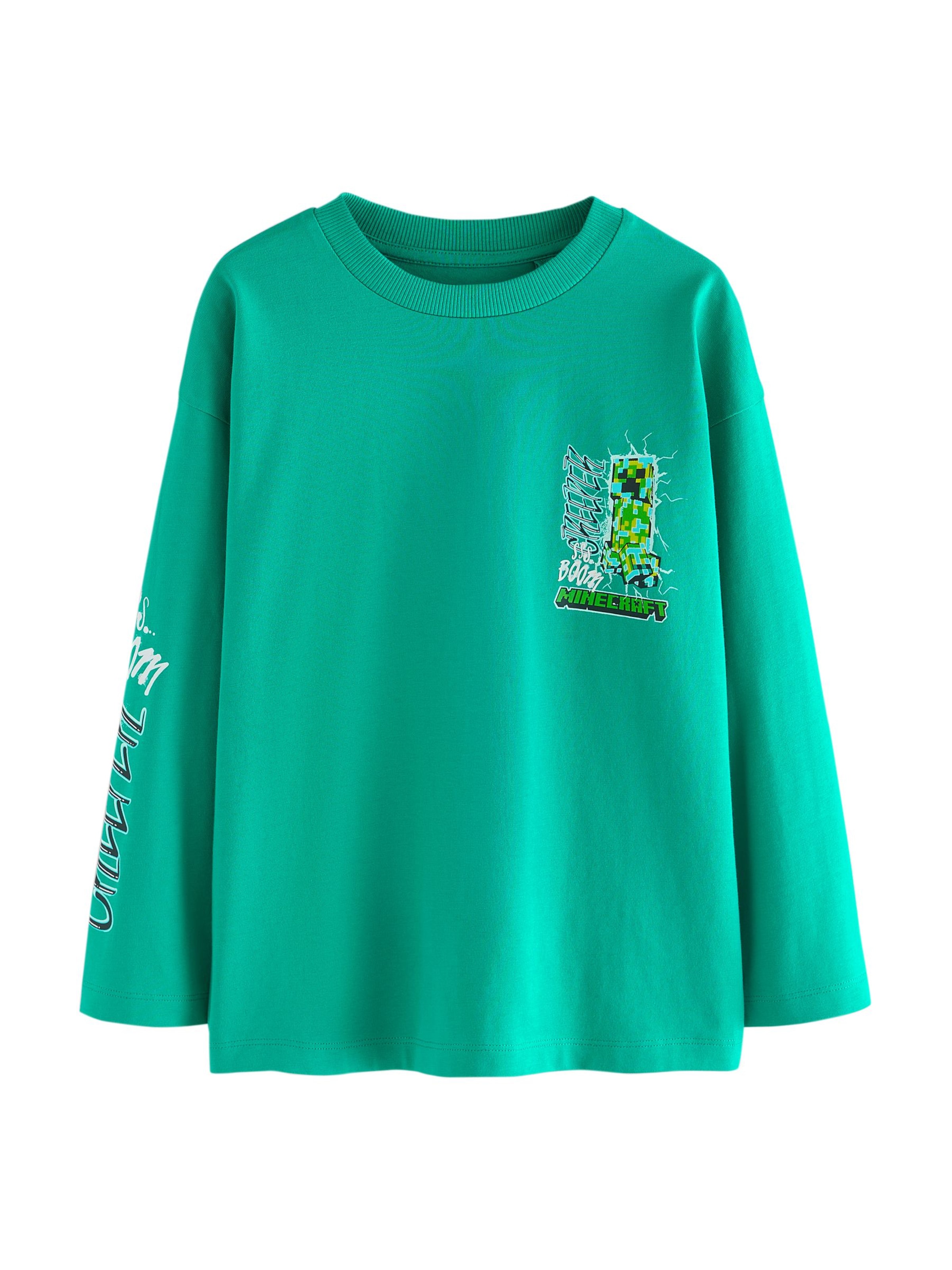 Next Shirt in Grün: Vorderseite