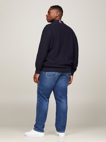 Tommy Hilfiger Big & Tall - Casaco de malha em azul