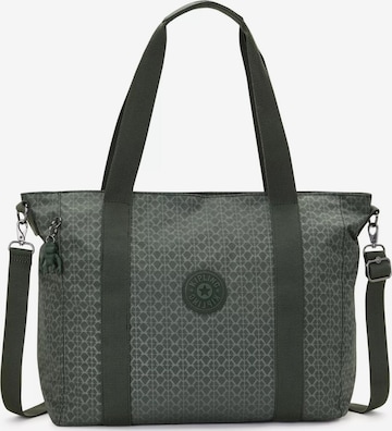 KIPLING - Bolso de mano 'ASSENI' en verde: frente