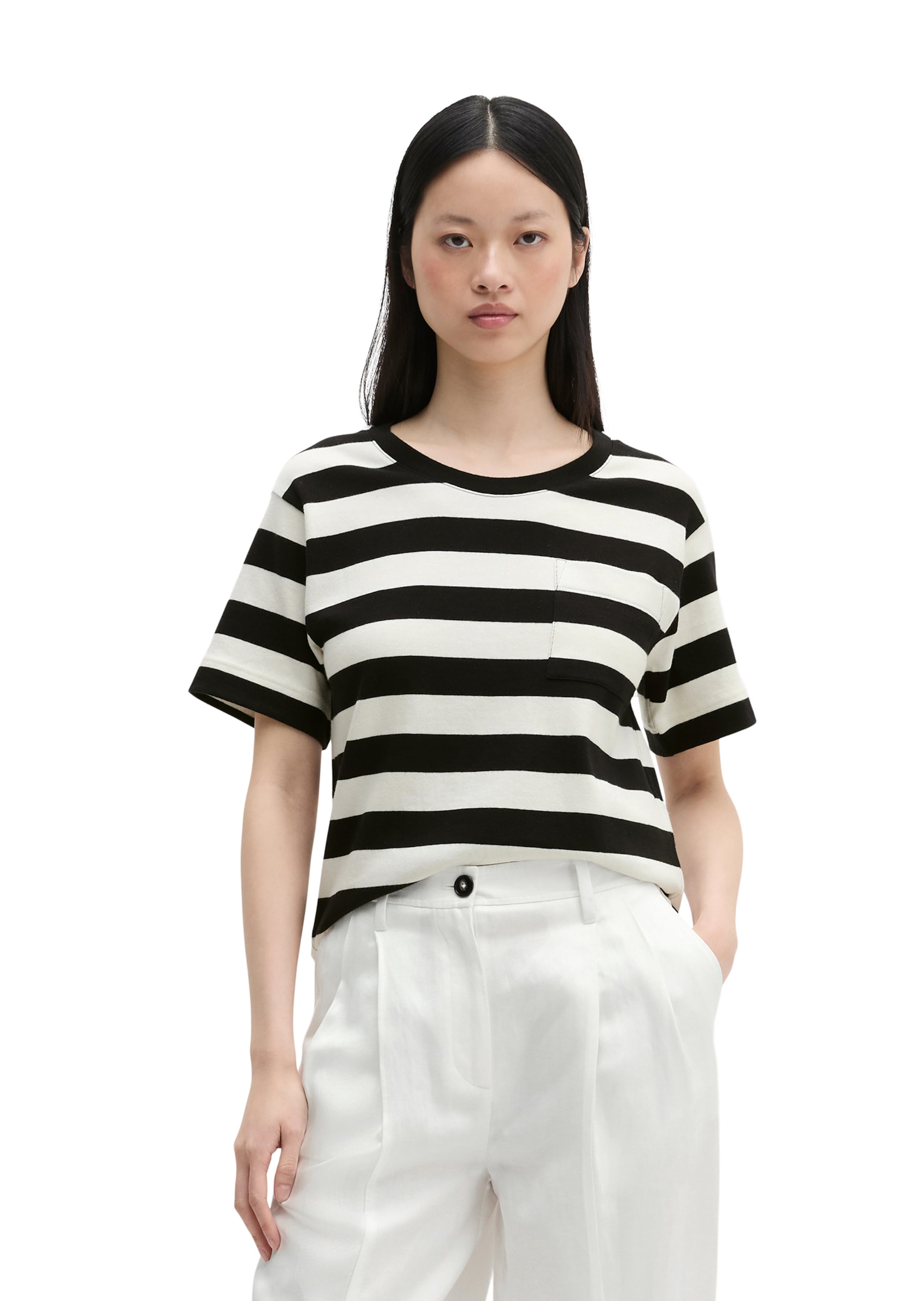 Marc O'Polo Shirt in Blauw: voorkant