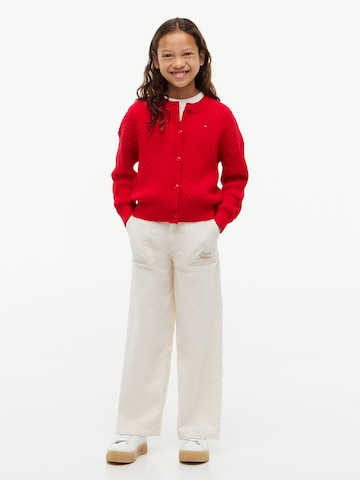 TOMMY HILFIGER Knit cardigan in Red