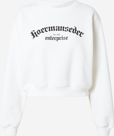 Hoermanseder x About You Sweatshirt 'Ela' in weiß, Produktansicht
