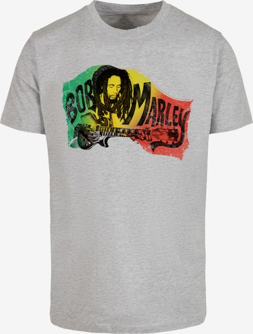 F4NT4STIC Shirt 'Bob Marley' in Grey: front