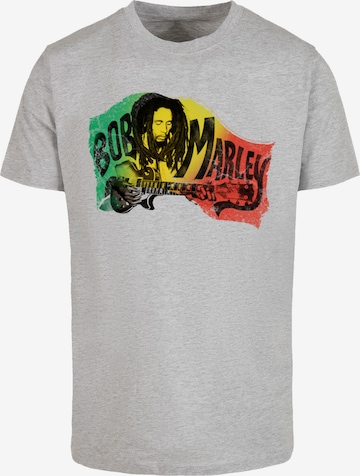 F4NT4STIC Shirt 'Bob Marley' in Grijs: voorkant