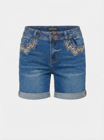 KOROSHI Regular Shorts in Blau
