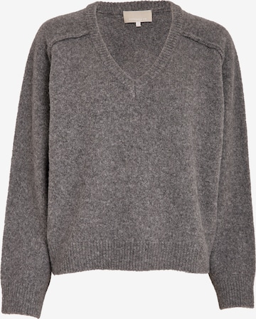 Peppercorn - Top 'Tirna' en gris: frente