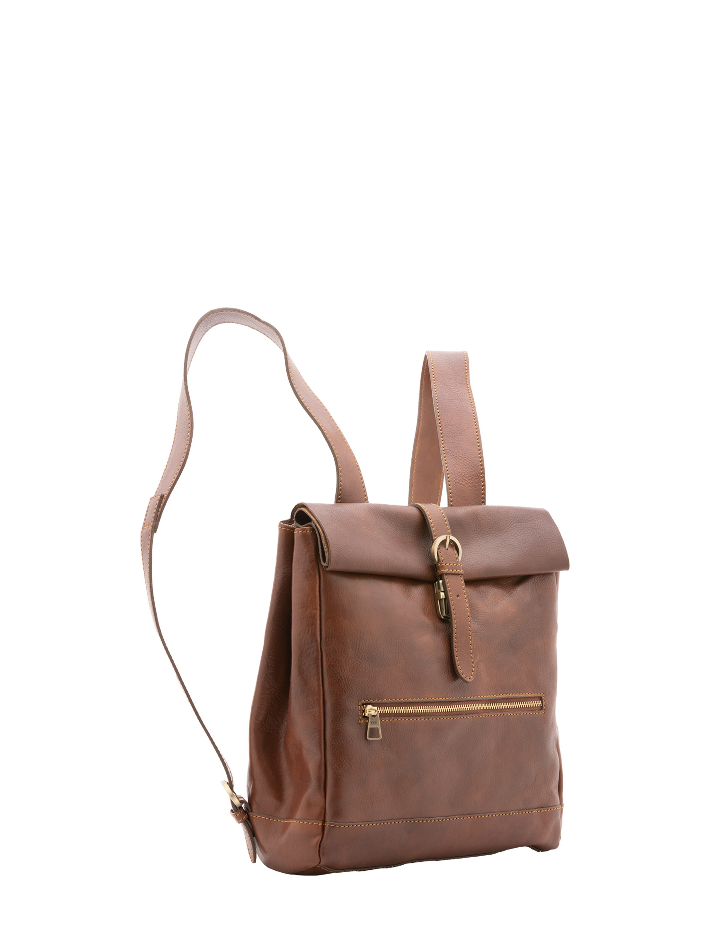 Zaino di Viola Castellani in marrone: frontale