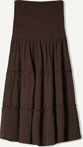 Fustă de la Bershka pe maro: față