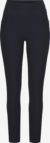 H.I.S Skinny Legíny - Modrá: predná strana