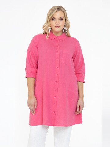 YOEK Bluse in Pink: Vorderseite