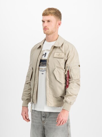 ALPHA INDUSTRIES Between-Season Jacket 'Cwu-36/P' in Beige: front