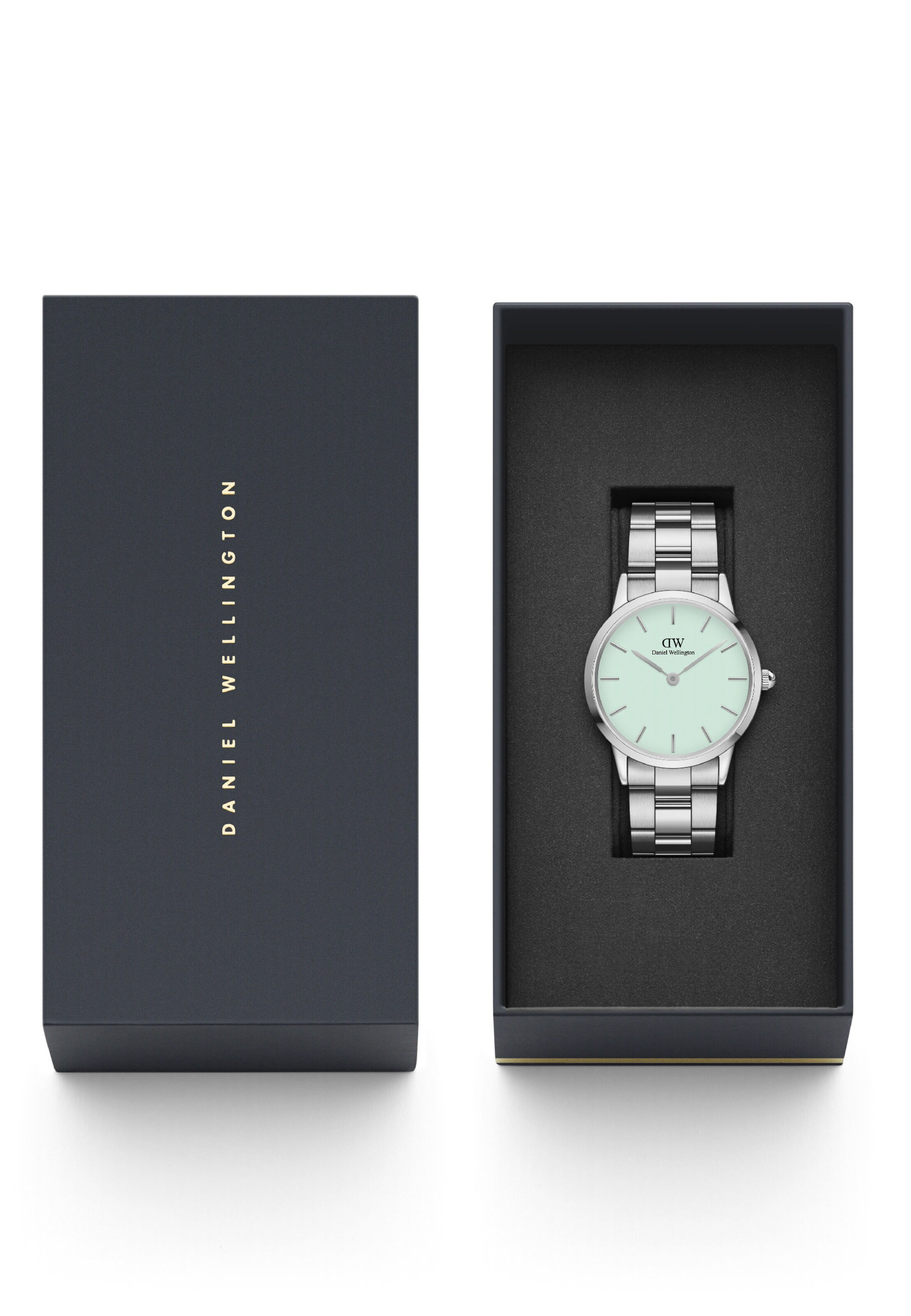 Daniel Wellington Analoog horloge ' ICONIC MINT ' in Zilver
