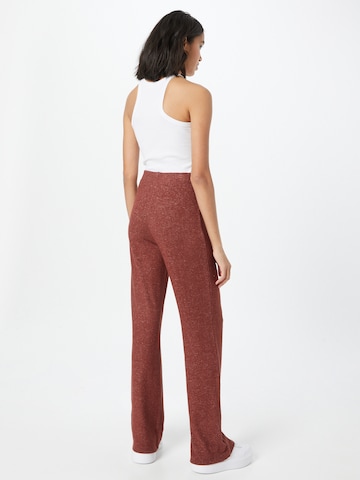 évasé Pantalon 'Lisey' ABOUT YOU en marron