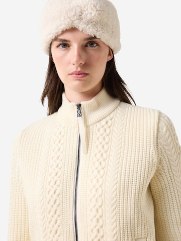 BOGNER Strickjacke 'Zamila' in Weiß