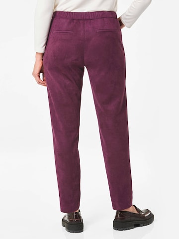 Goldner Slimfit Broek 'LOUISA' in Rood