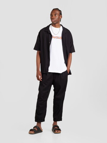 TOPMAN Comfort fit Button Up Shirt in Black