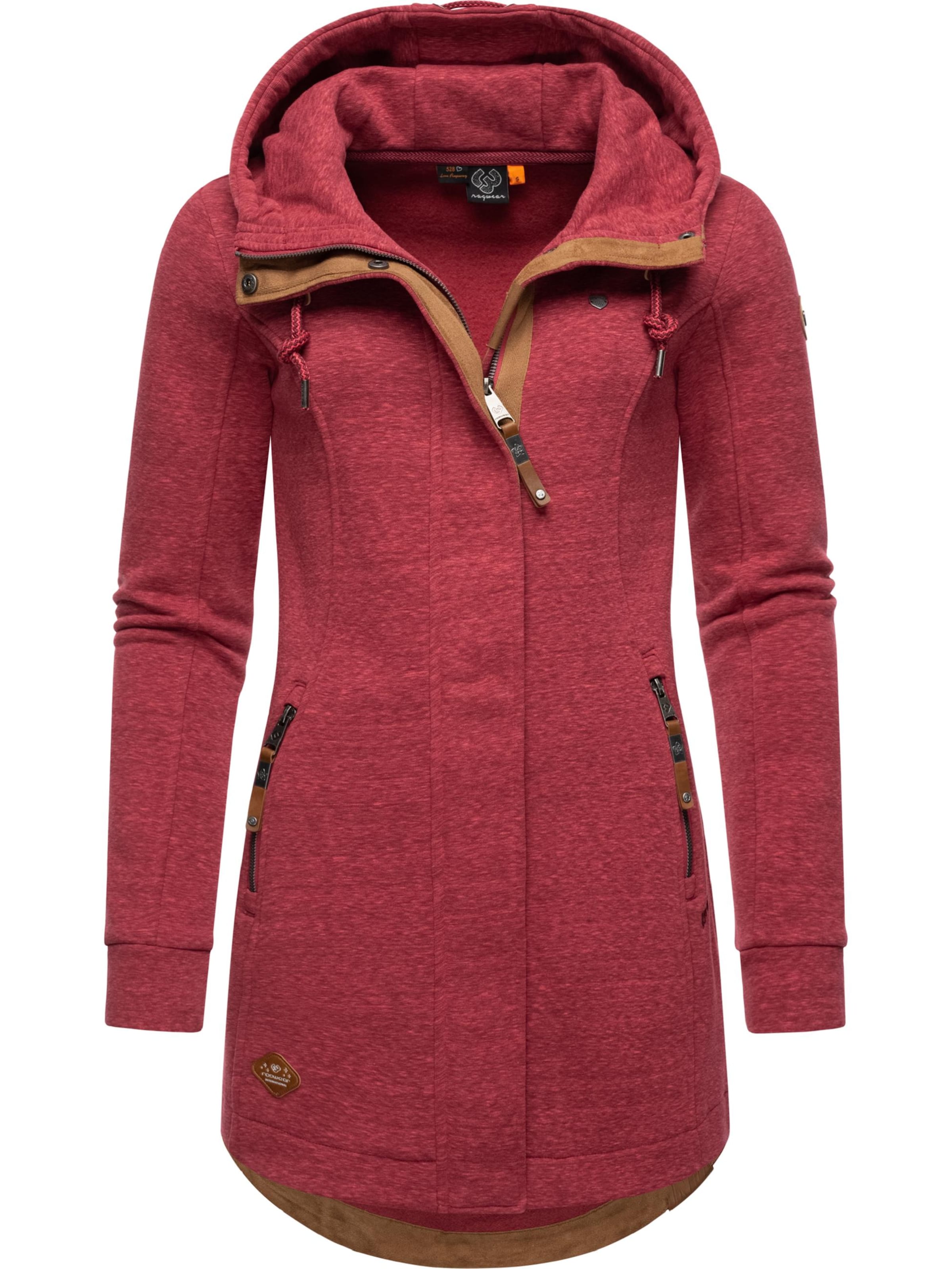 Ragwear Jopa na zadrgo 'Letty' | rdeča barva: sprednja stran