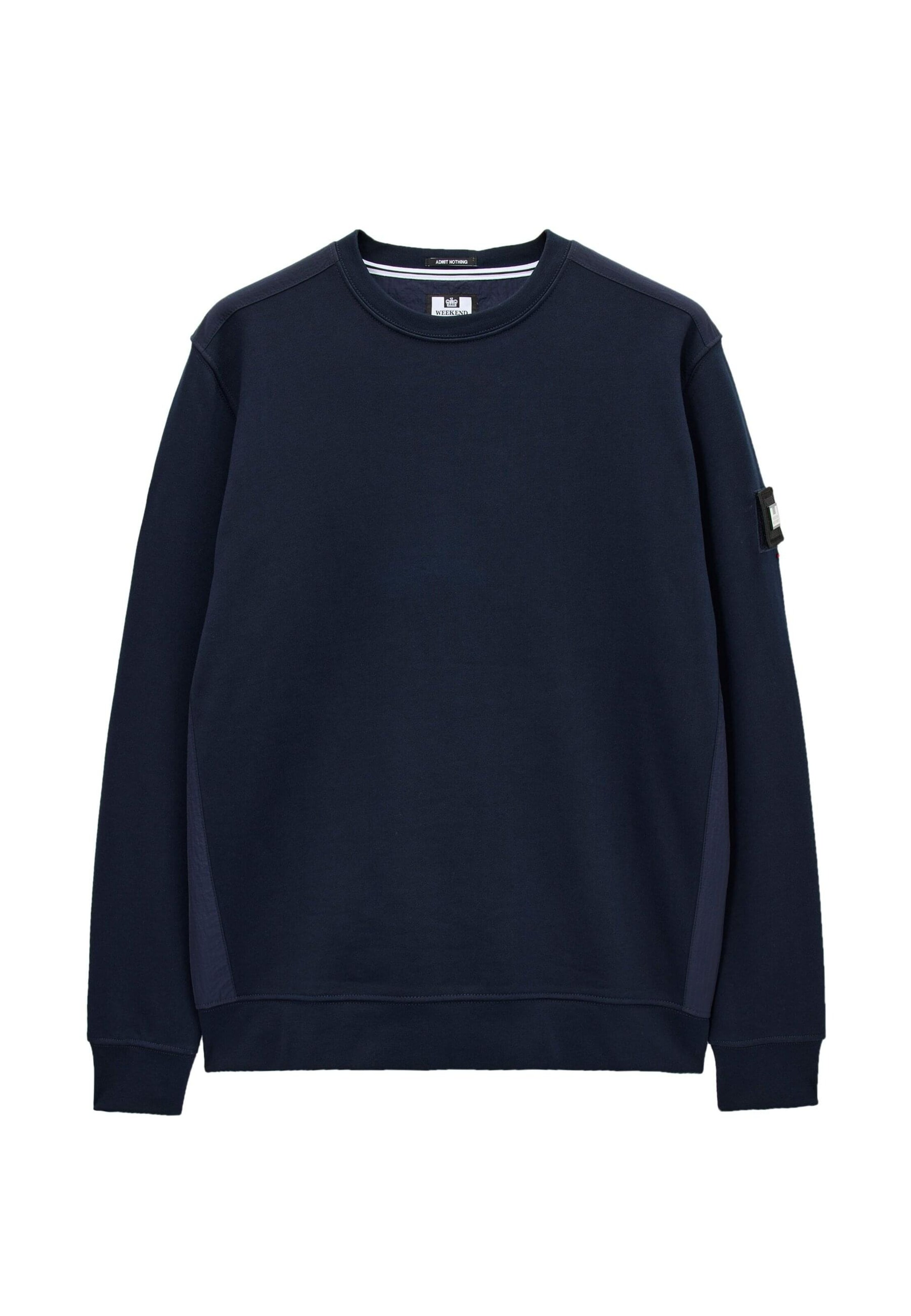 Sweat-shirt 'F Bomb' Weekend Offender en bleu : devant