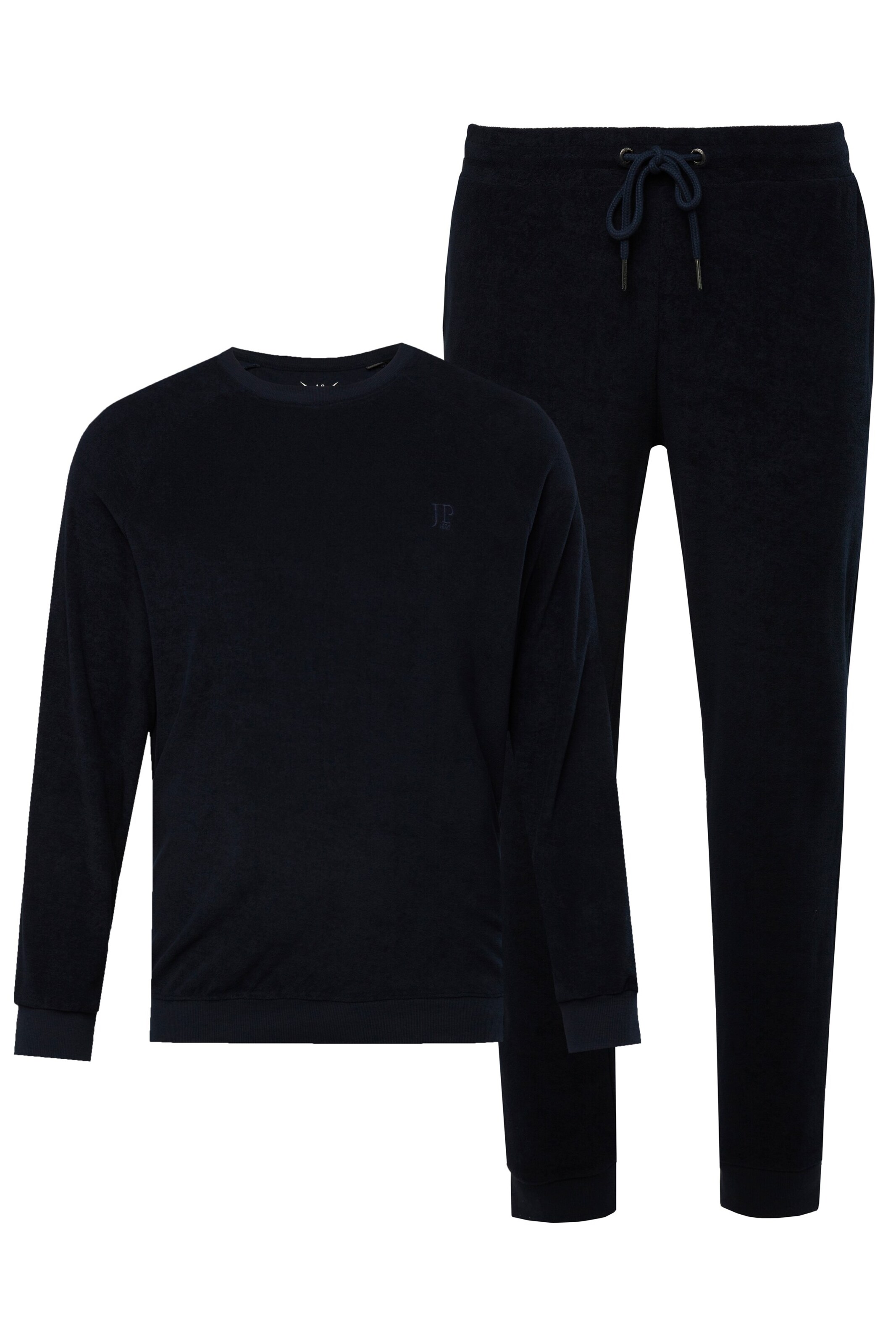 JP1880 Pyjama lang in Zwart: voorkant