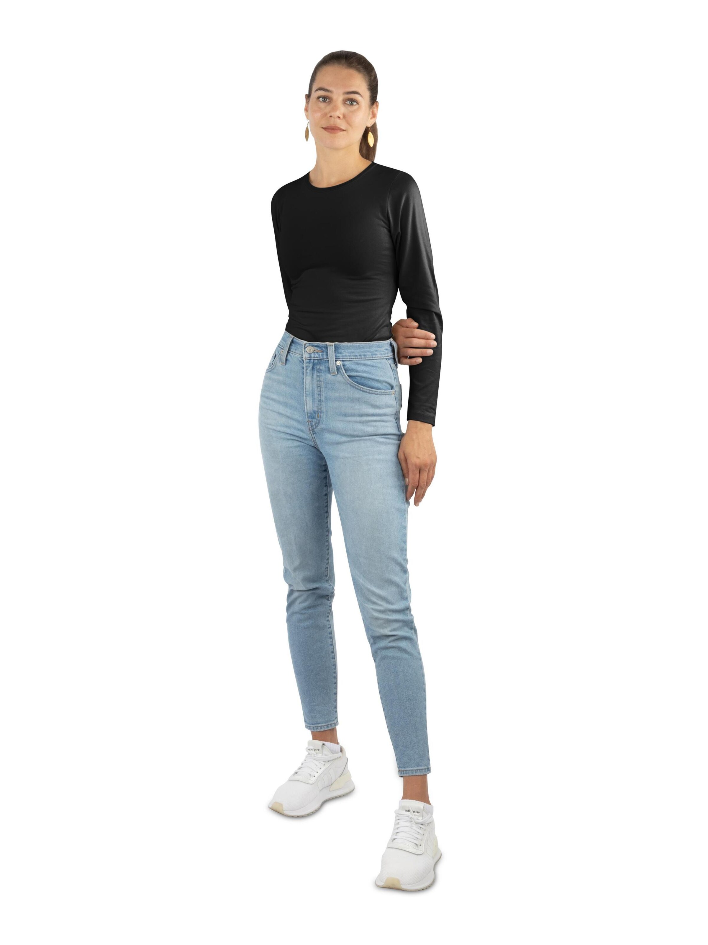 Janice Sweatshirt 'Niska' in Zwart