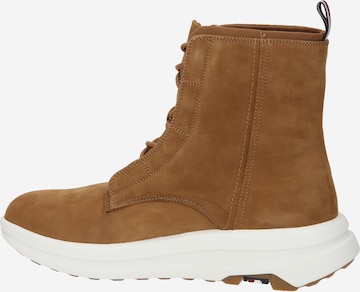 TOMMY HILFIGER Lace-Up Boots in Brown