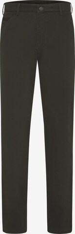 MEYER Chino Pants in Green: front