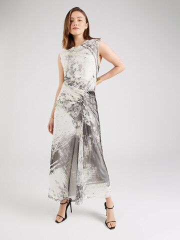 DKNY - Vestido de noche en gris: frente