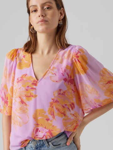 VERO MODA Blouse 'Hope Dino' in Lila