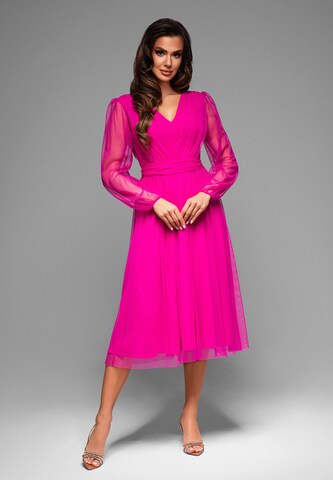 Ombre Abendkleid in Pink