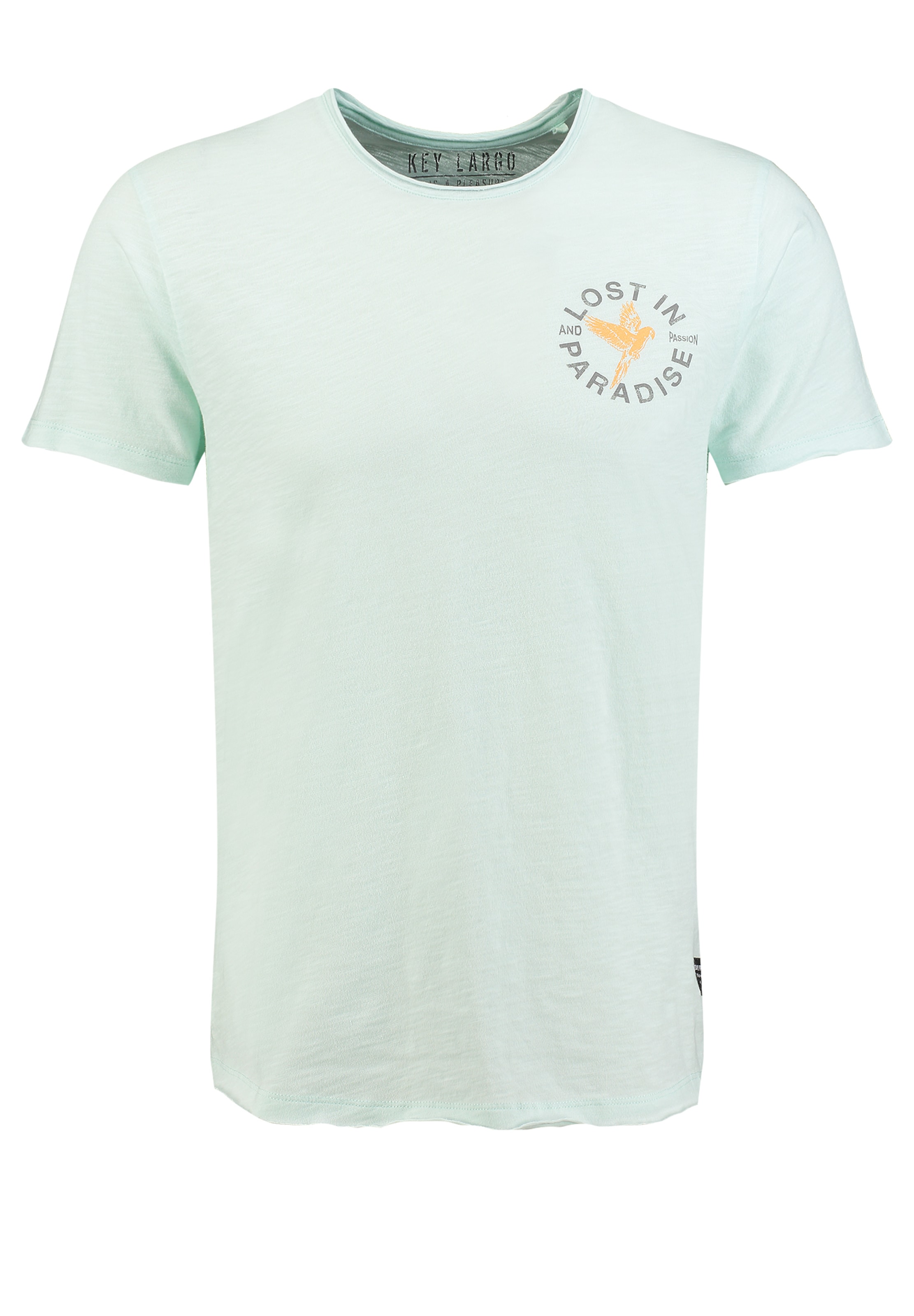 Key Largo Tričko 'KLLost' – zelená: přední strana