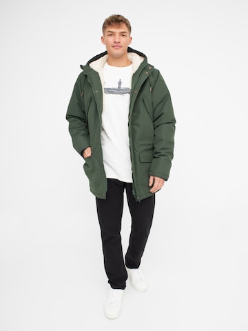 Derbe Winter Jacket 'Festholm' in Green