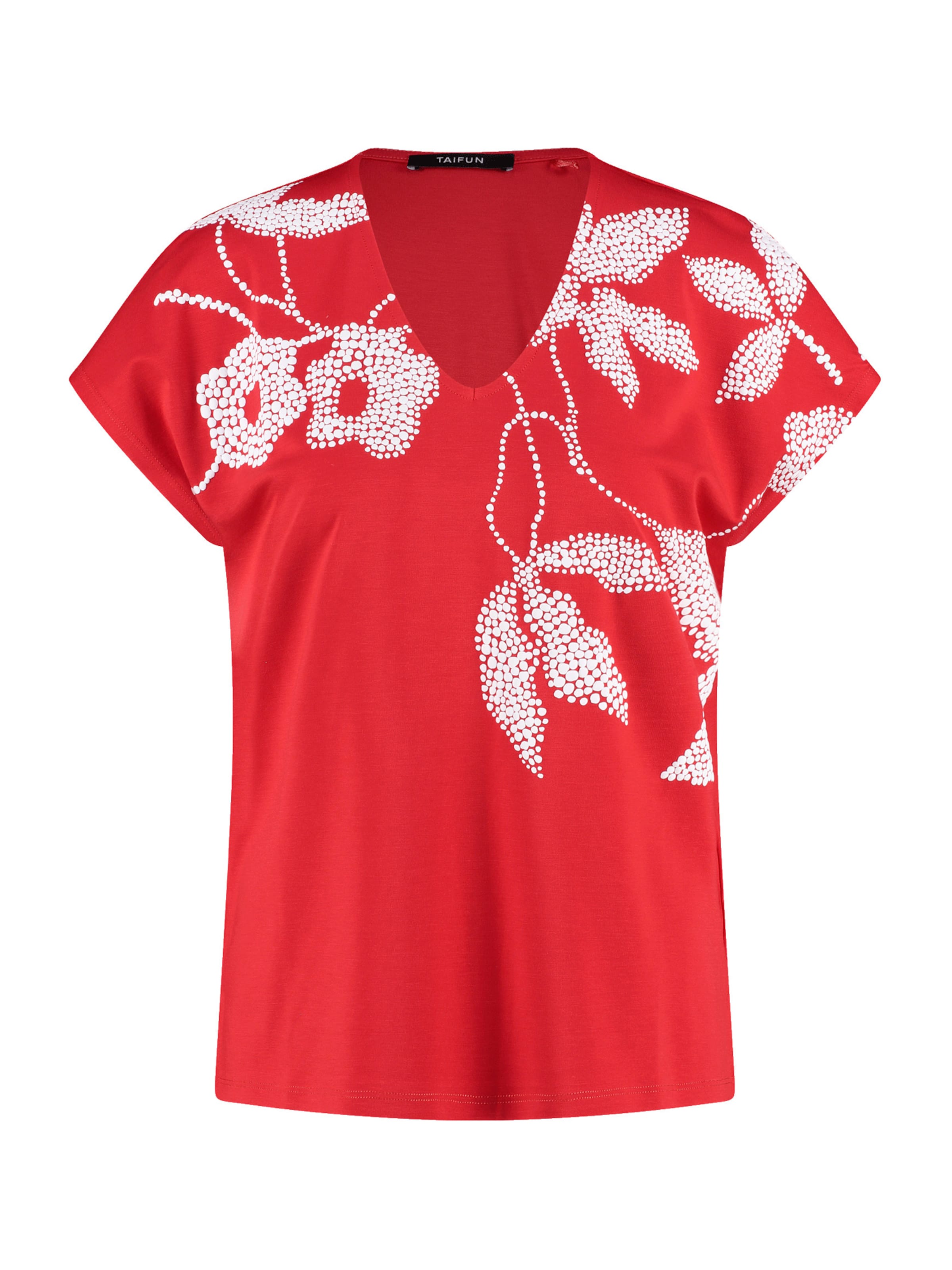 TAIFUN Футболка в Красный: спереди