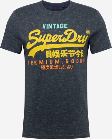 Superdry T-Shirt in Blau: predná strana