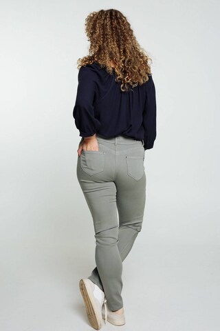 Paprika Slim fit Pants 'Louise' in Green