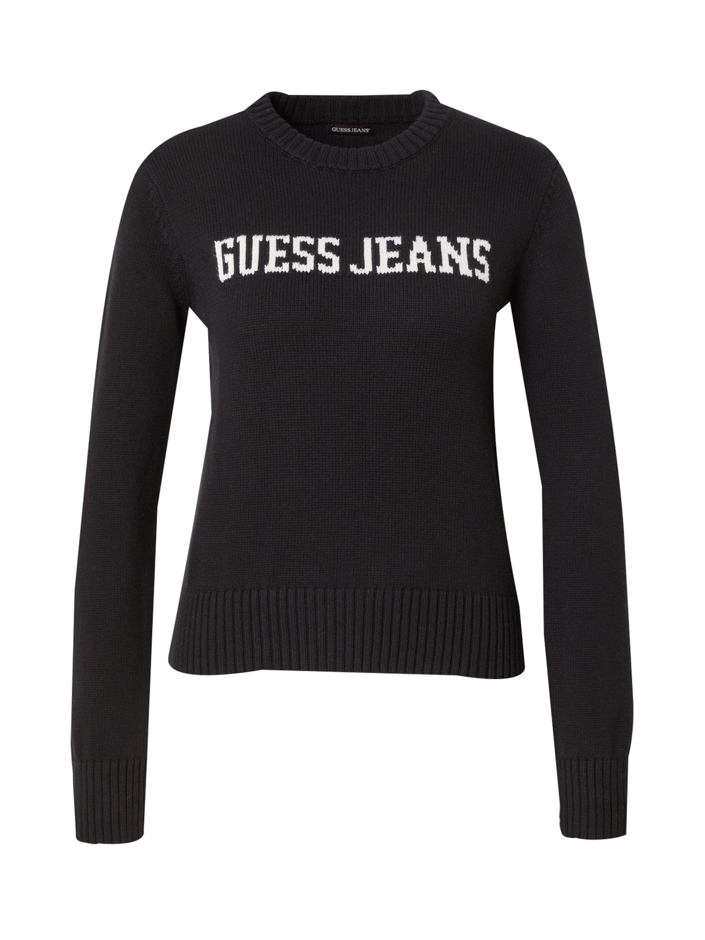 GUESS JEANS Trui in Zwart: voorkant