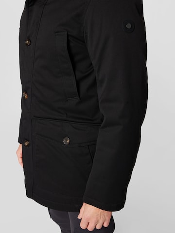 TOM TAILOR - Parka de inverno 'Acrtic' em preto