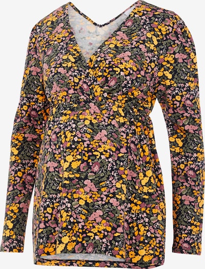 MAMALICIOUS Shirt 'BETSY' in navy / orange / pink, Item view