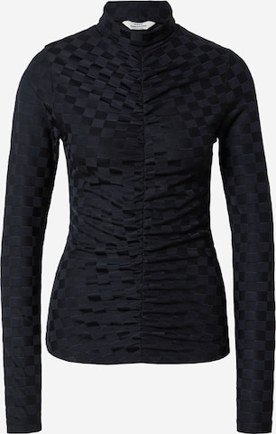 T-shirt 'Adenau' MADS NORGAARD COPENHAGEN en noir : devant