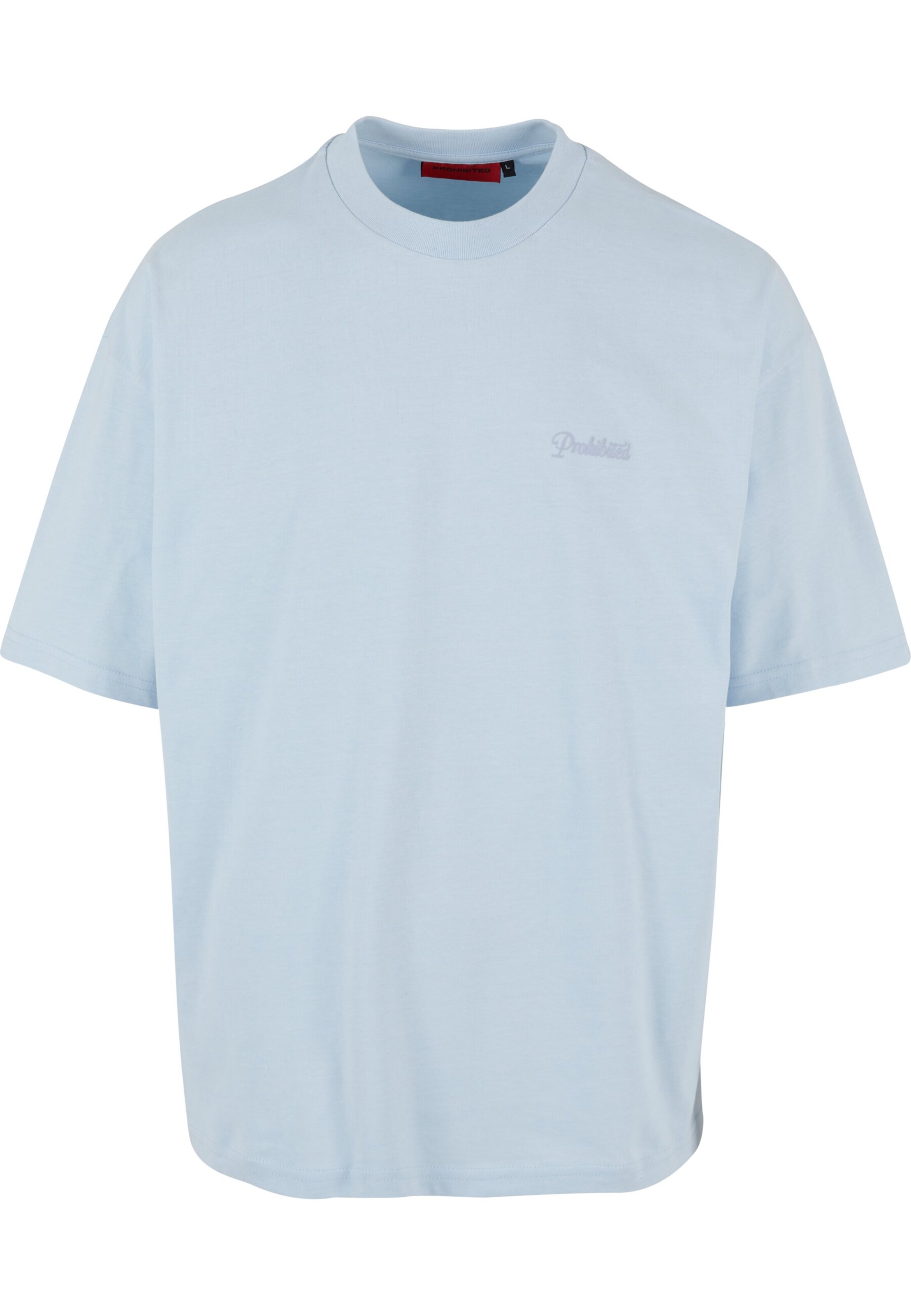 Prohibited T-shirt i blå: framsida